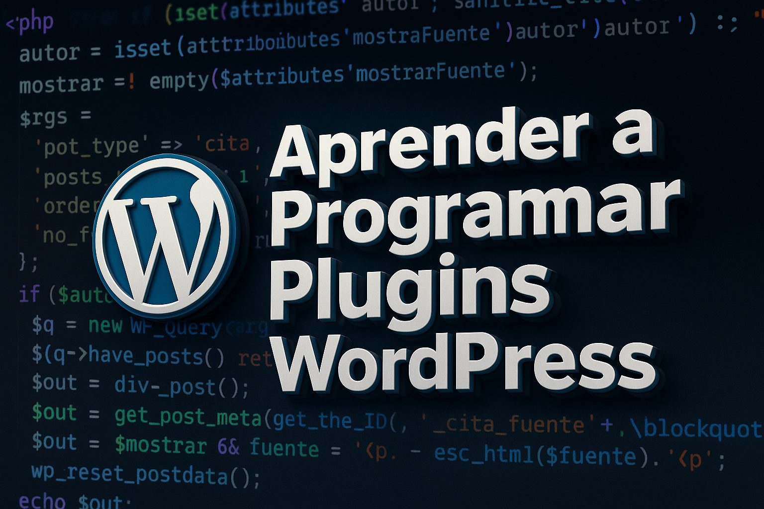 Aprender a programar plugins WordPress