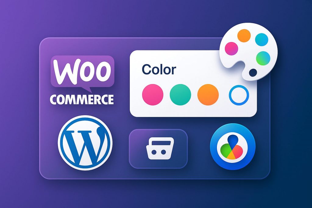 Cómo añadir selector de color personalizado en productos variables de WooCommerce sin plugin Premium