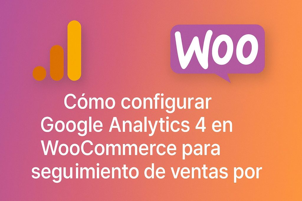 Cómo configurar Google Analytics 4 en WooCommerce para seguimiento de ventas por producto