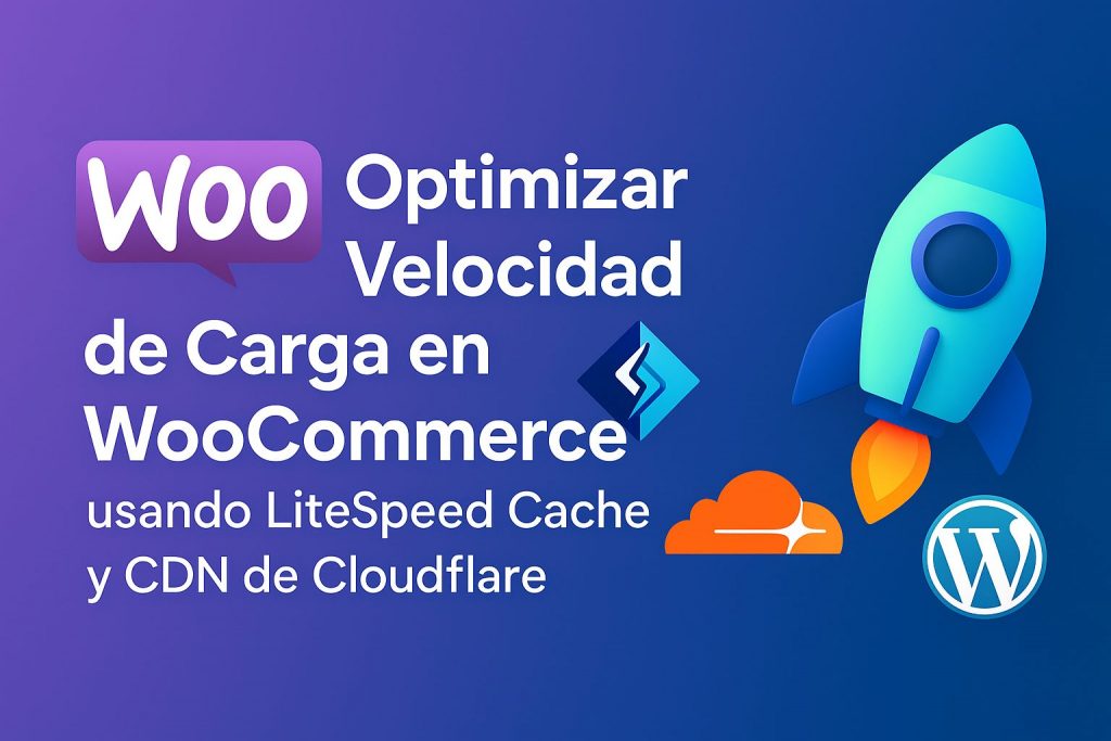 Cómo optimizar velocidad de carga en WooCommerce usando LiteSpeed Cache y CDN de Cloudflare