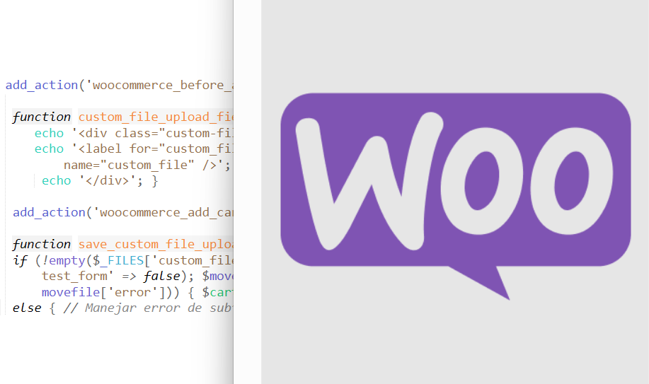 Crear campo de subida de archivos en página de producto de WooCommerce y enviarlo al pedido