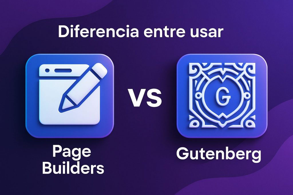 Diferencia entre usar page builders y Gutenberg pruebas de velocidad