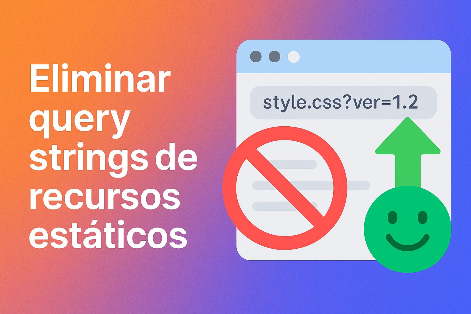 Eliminar query string de recursos estaticos en WordPress