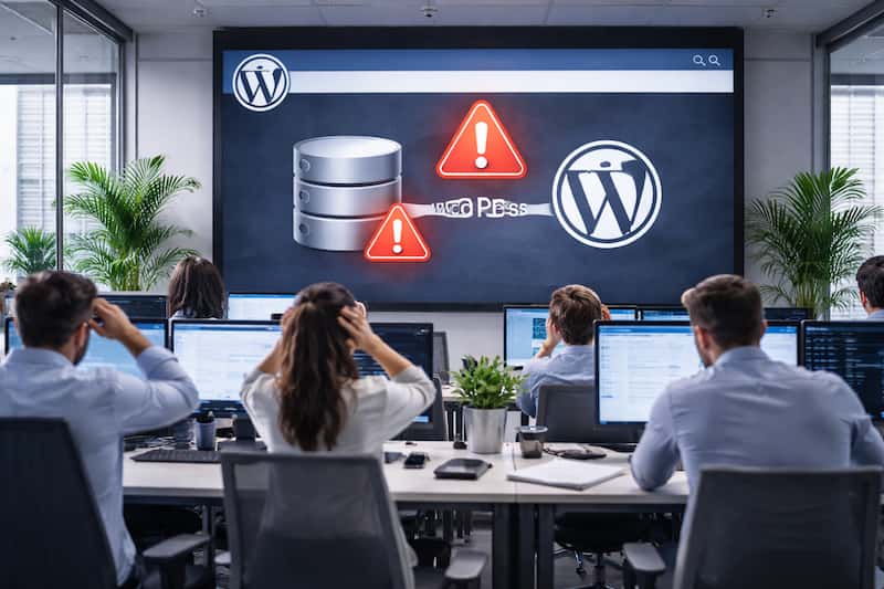 Error en conexión de base de datos
