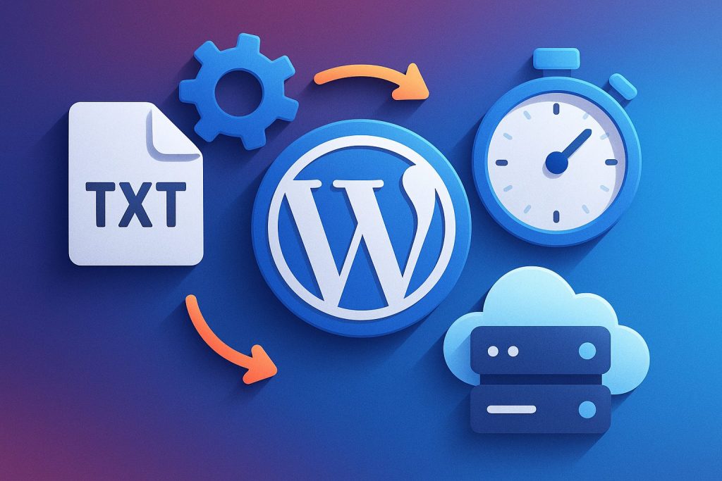Mejor plugin WordPress auto publicar posts desde archivo txt cada 4 horas con cuenta atrás