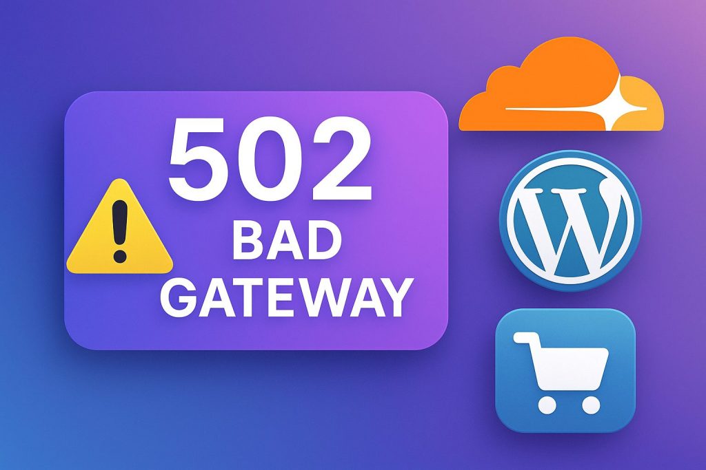 Pasos para corregir Error 502 Bad Gateway después de activar plugin de caché en WordPress