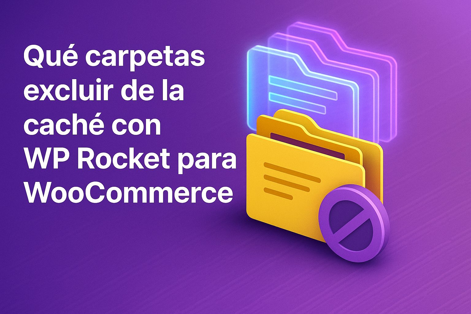 Qué carpetas excluir de la caché con WP Rocket para WooCommerce