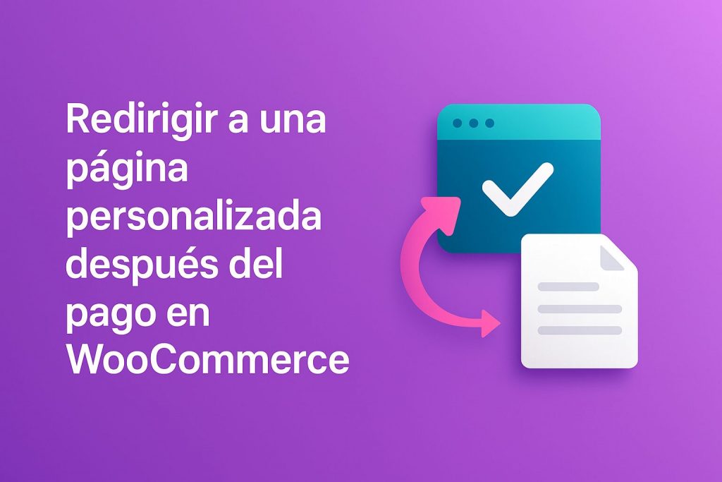 Redirigir a una página personalizada después del pago en WooCommerce