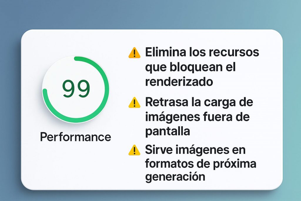 Warnings de Pagespeed Insights como solucionarlo