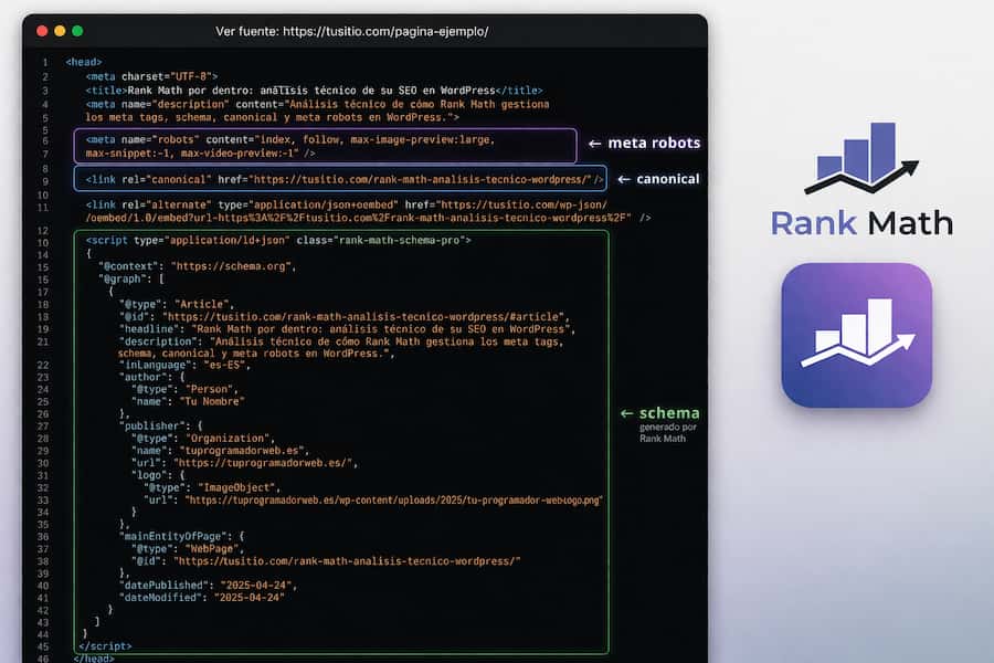 analisis del plugin rank math para wordpress