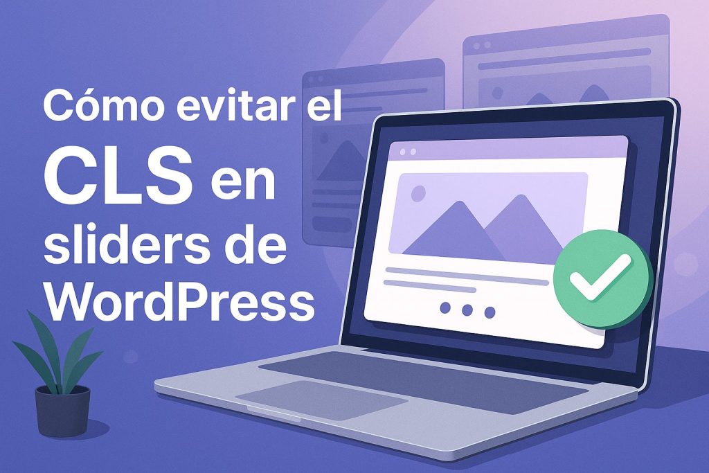 como evitar el cls en sliders de wordpress