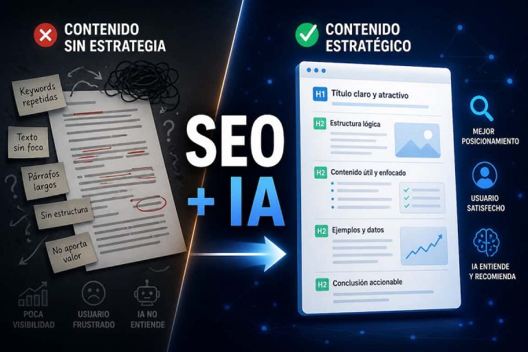 Estrategias de contenido SEO en WordPress optimizado para Google y IA