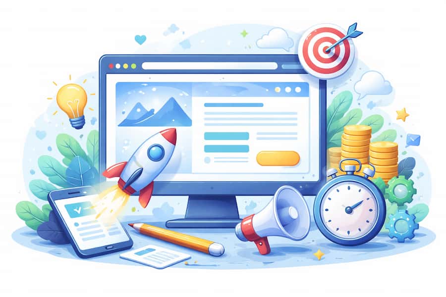 crear landing rapida