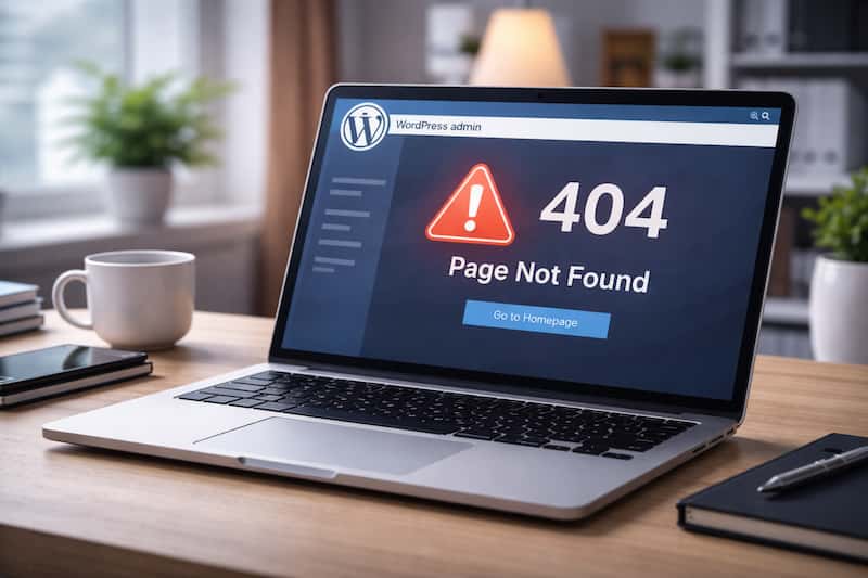 error 404 wordpress