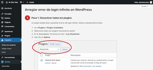 paso uno arreglo error